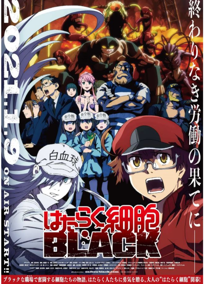 2021年日本动漫《工作细胞BLACK》连载至01